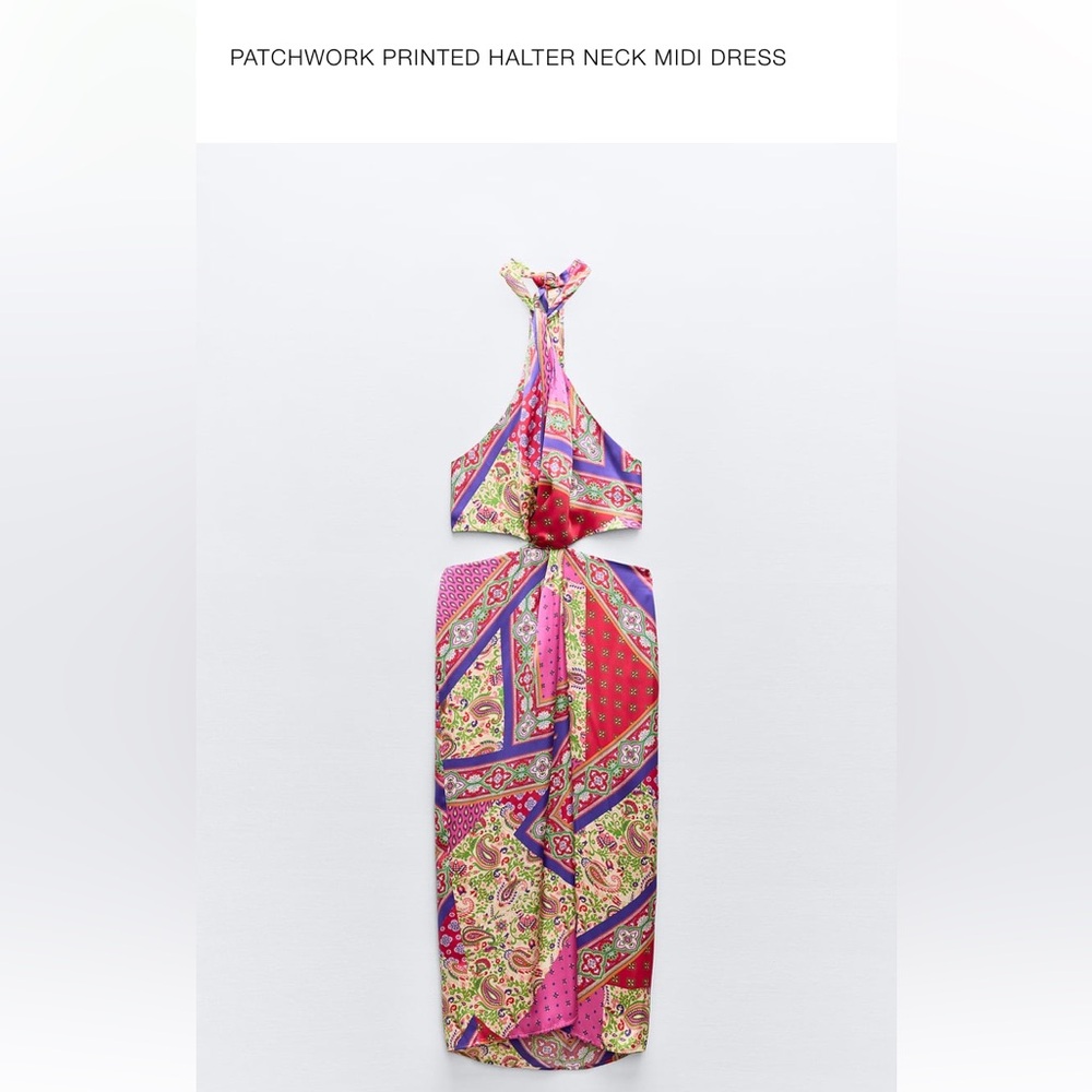 NWT Zara Patchwork Dress